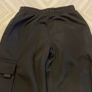 Pro Active Boys Black Cargo Sweatpants with Five Pockets